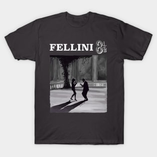 Fellini 8 1/2 Illustration - Dance Scene T-Shirt